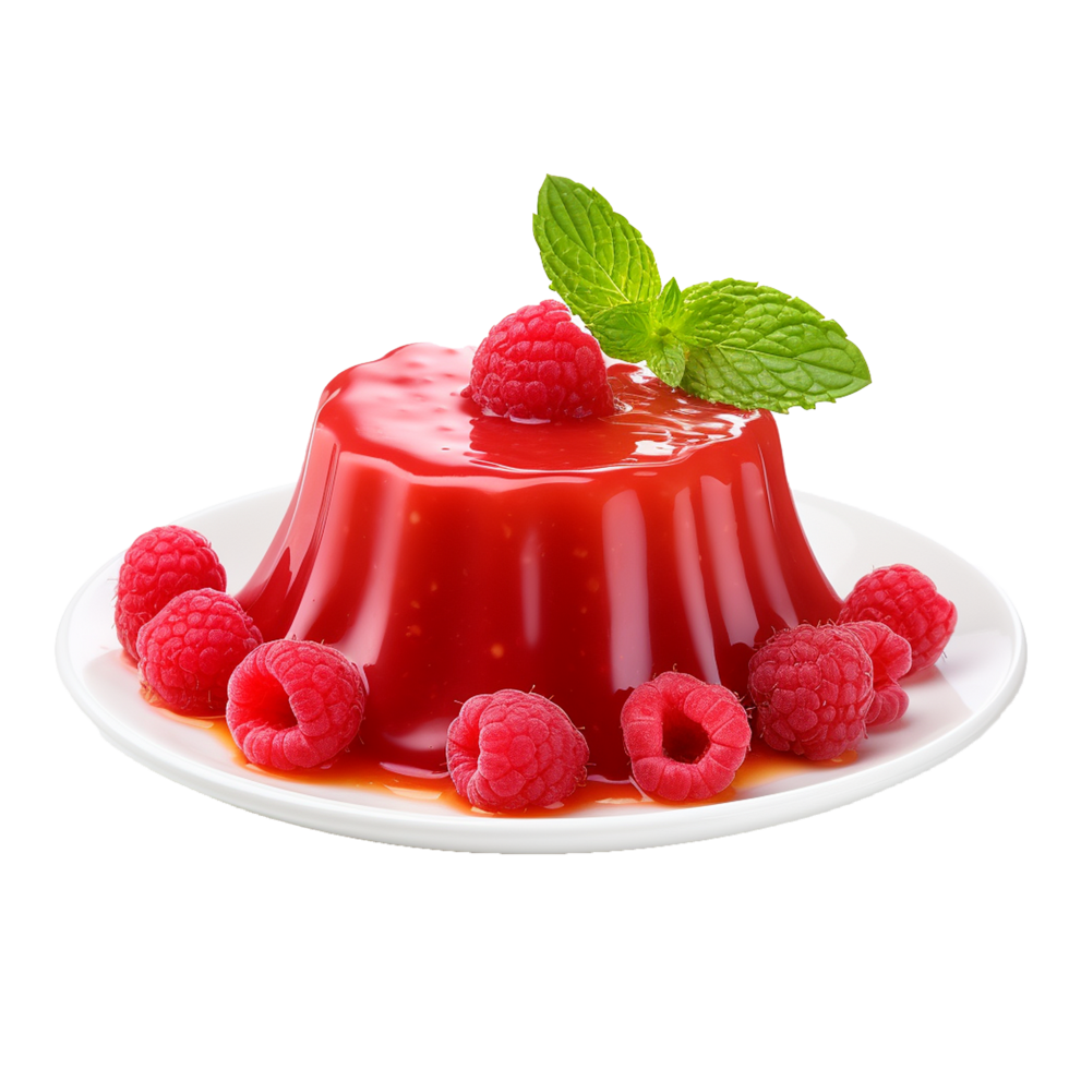 Raspberry Jelly Dessert Sweet Treat Red Delicious png