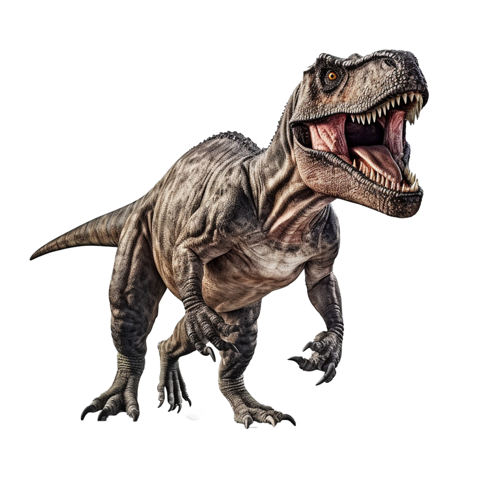 Tyrannosaurus Rex Dinosaur Roaring Prehistoric Predator Jurassic Era Monster, png