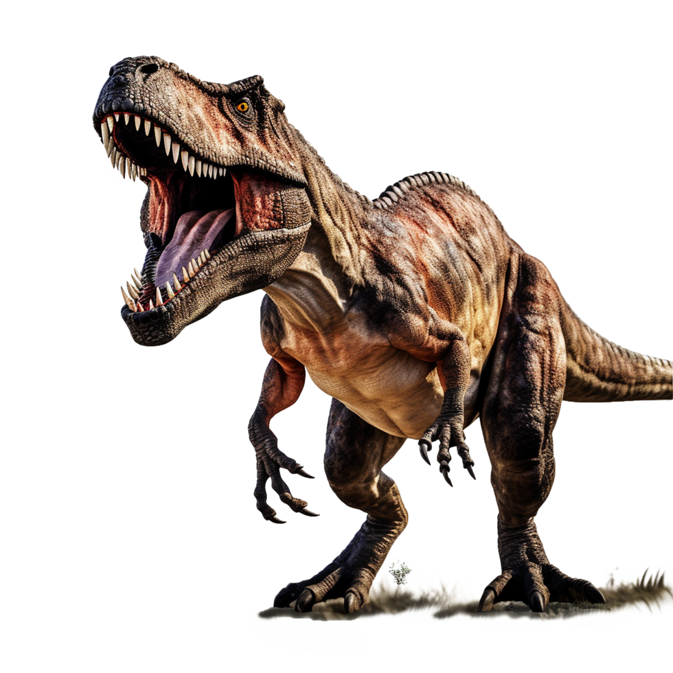 Roaring Tyrannosaurus Rex Dinosaur Prehistoric Predator, png