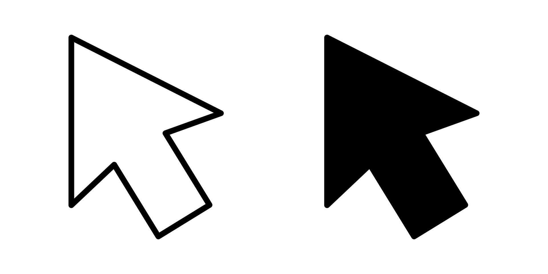 Cursor icon set. for mobile concept and web design. illustration vector