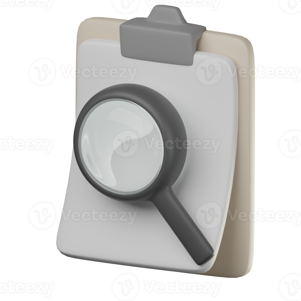 3D Analysis Icon Illustration Render png