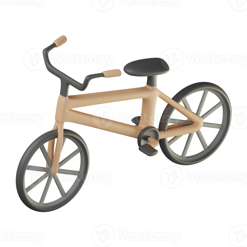 3D Bike Icon Illustration Render png