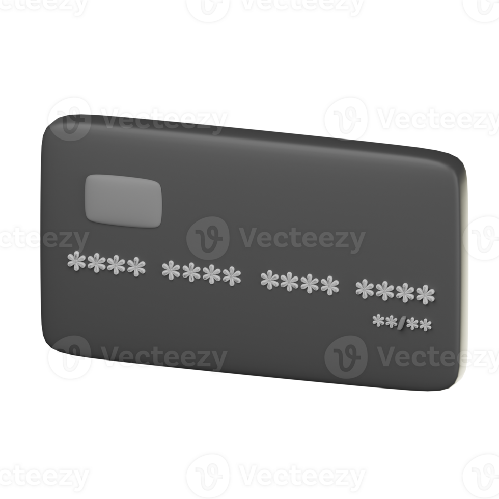 3D Debit Icon Illustration Render png