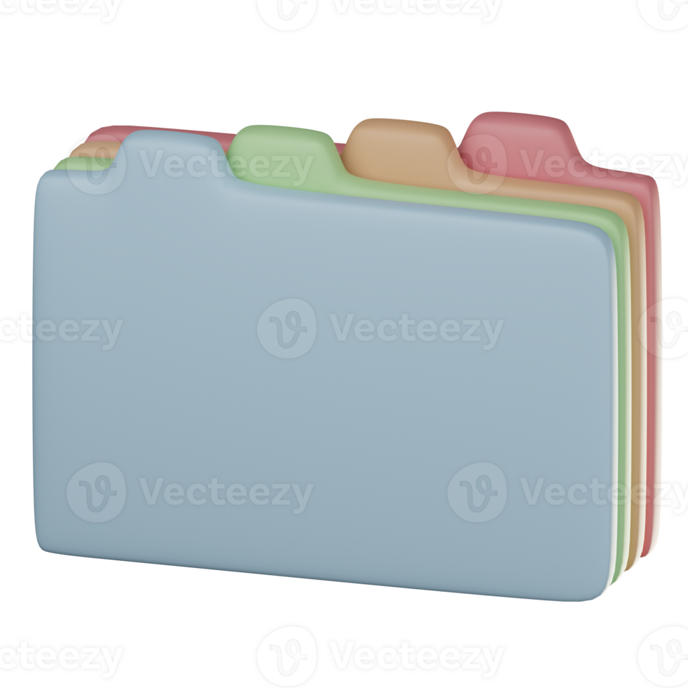 3D Files Icon Illustration Render png