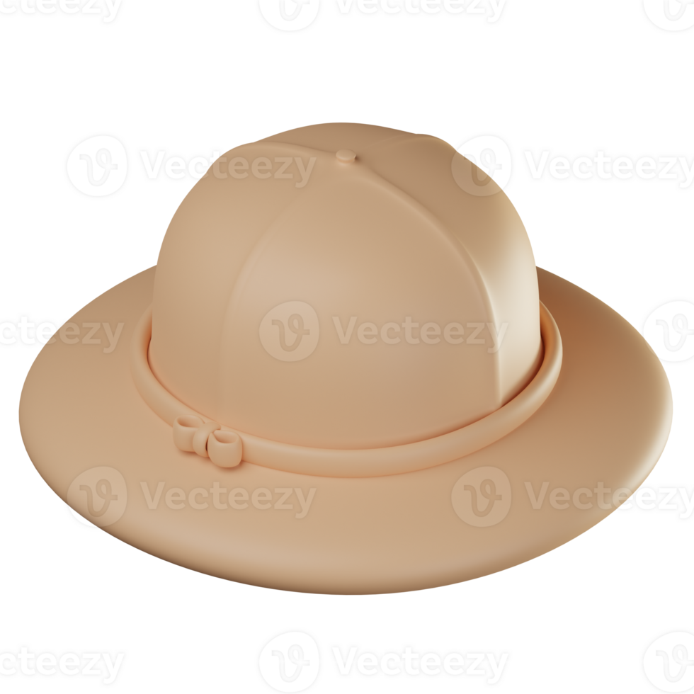 3D Kindergaten Hat Illustration png