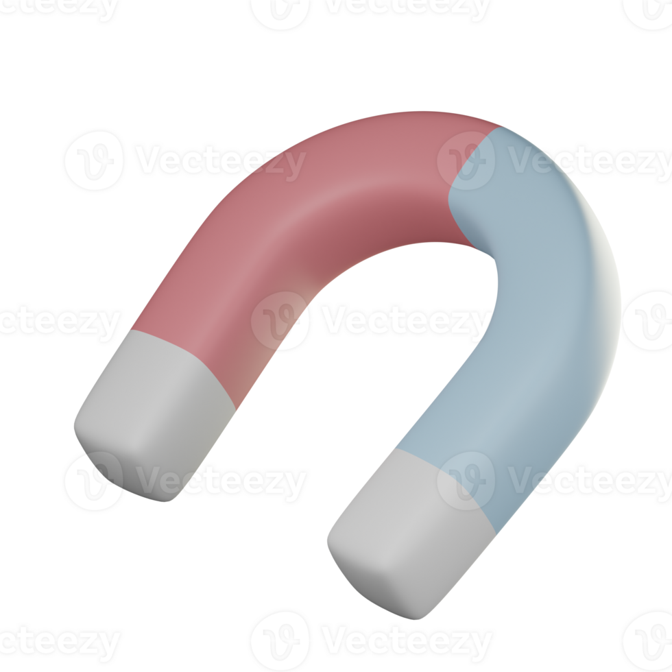 3d magnete icona illustrazione png