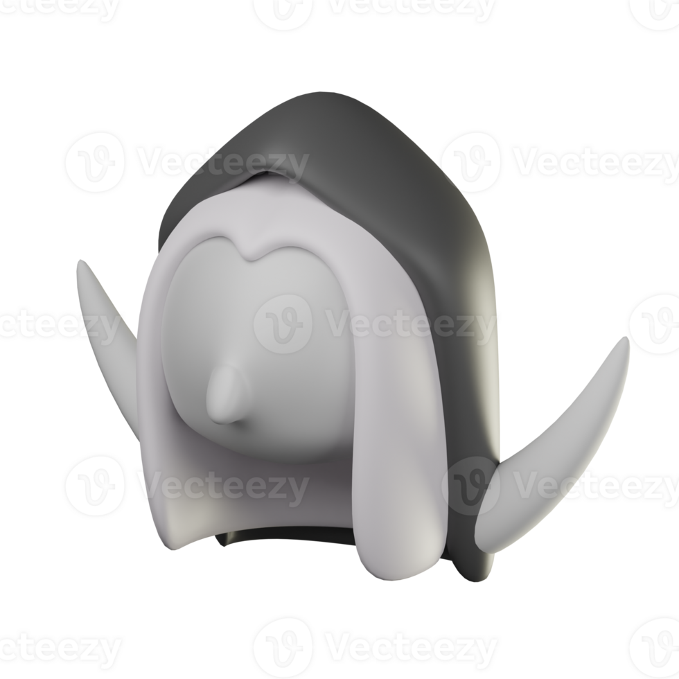 3D Necromancer Icon Illustration Render png