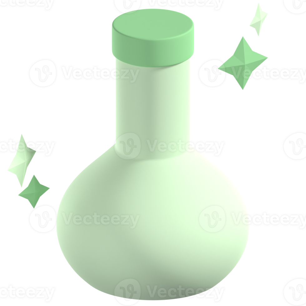 3D Olive Oil Illustration png