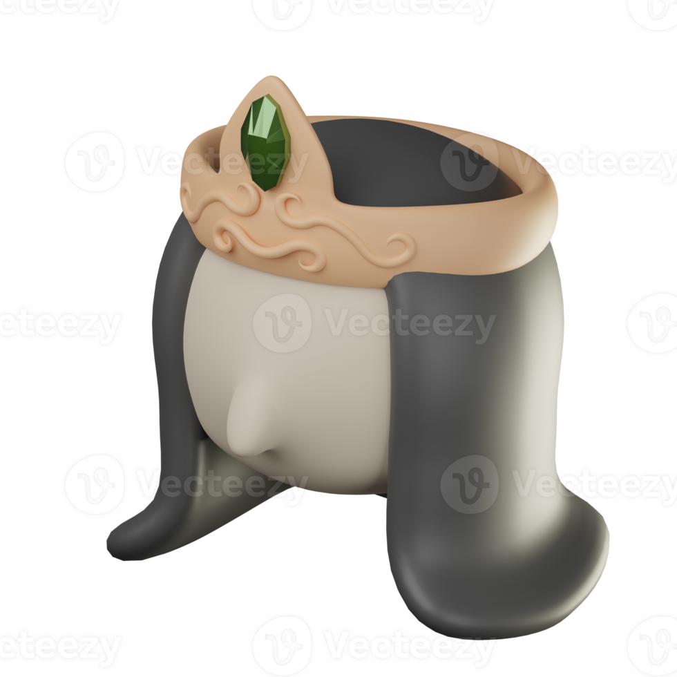 3D Queen Icon Illustration Render png