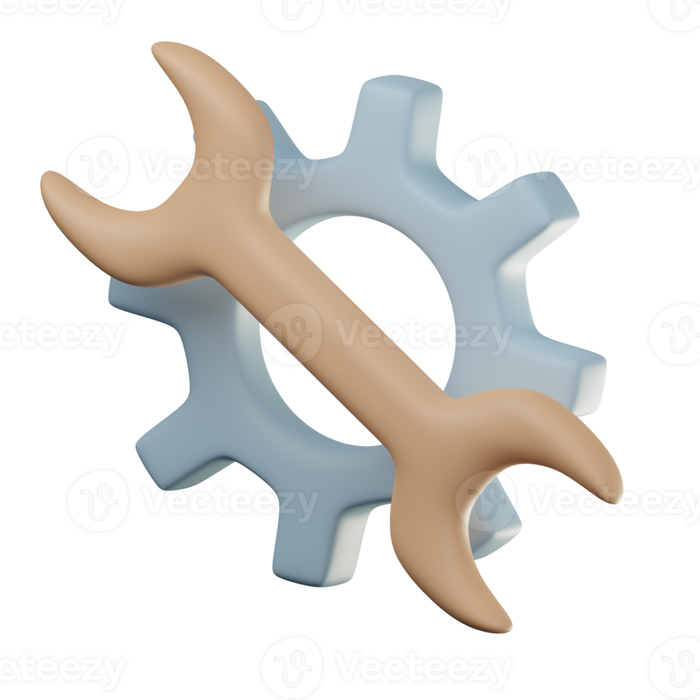 3D Settings Illustration png