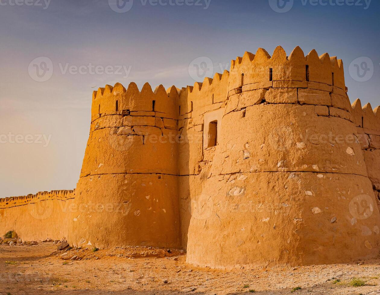 The Historic Diriyah Fort in Riyadh, Saudi Arabia A Cultural Landmark photo