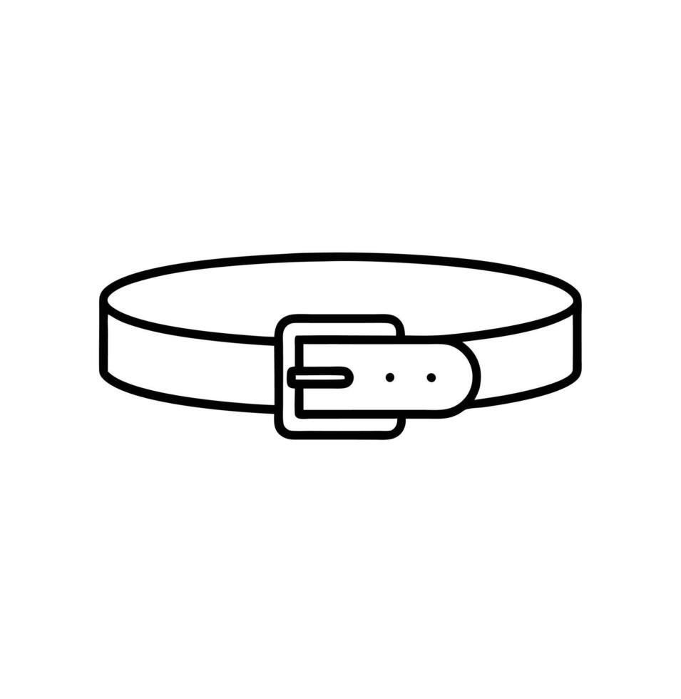 A man fashion pants belt icon vector