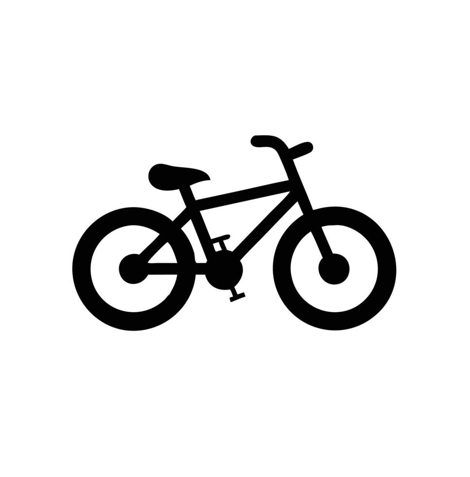 A bicycle icon illustration vector