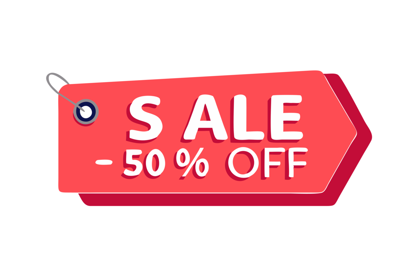 Exciting sale event online store promotional tag digital environment eye-catching viewpoint discount concept png