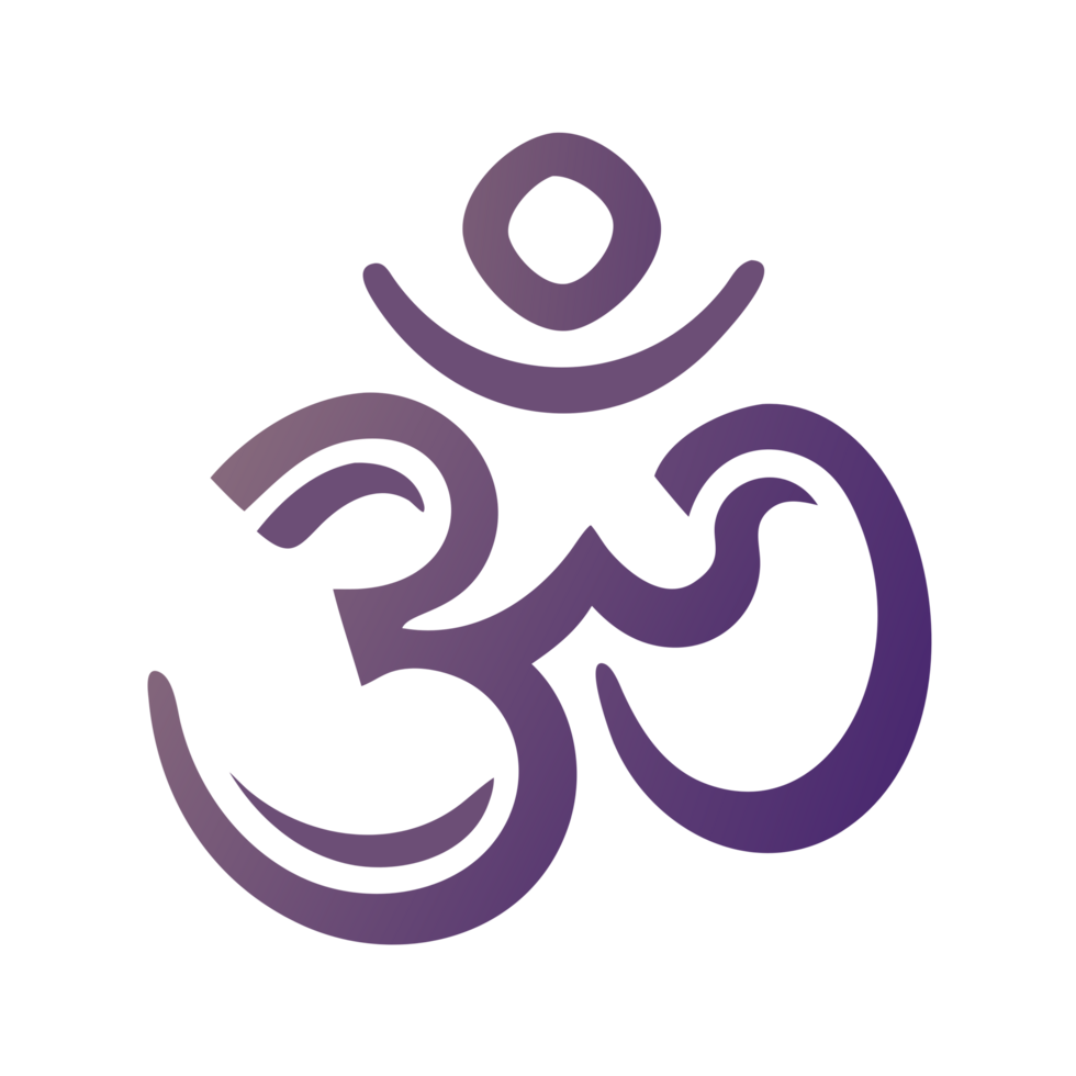 Om symbol in minimalist design spiritual context graphic art modern setting close-up view conceptual representation png