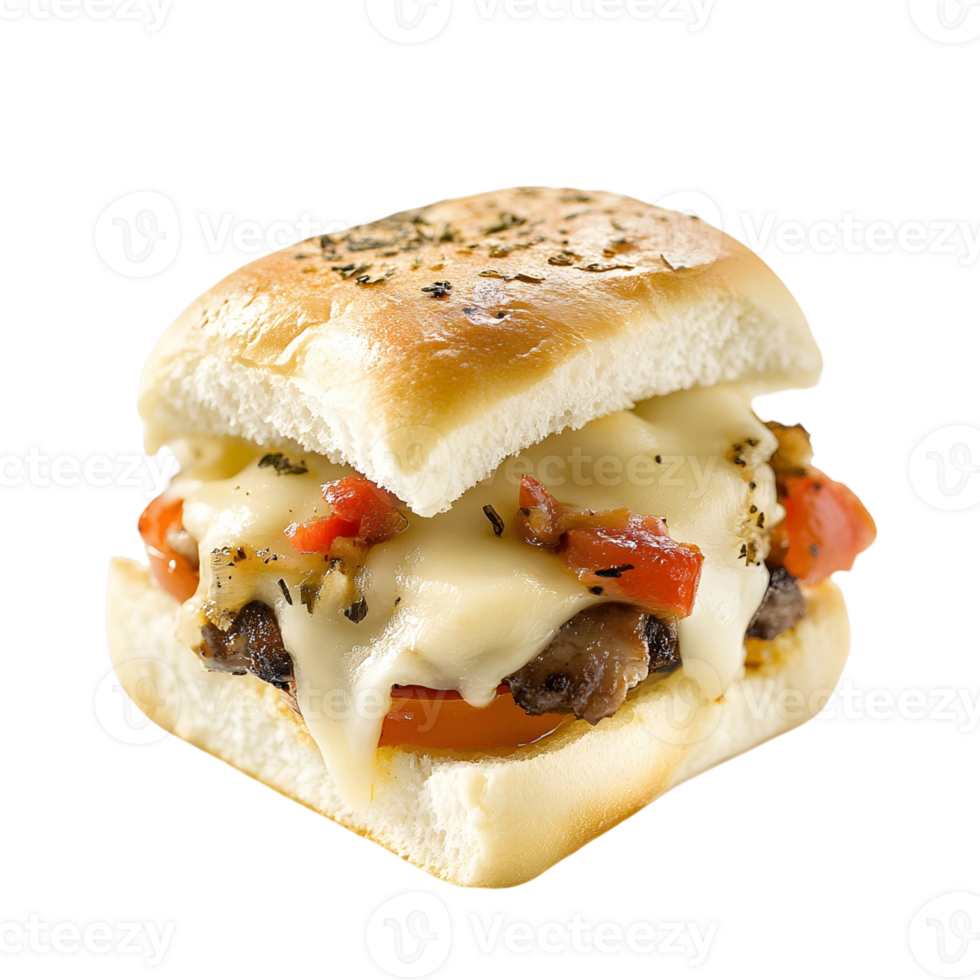 Sandwich with cheese and tomatoes png