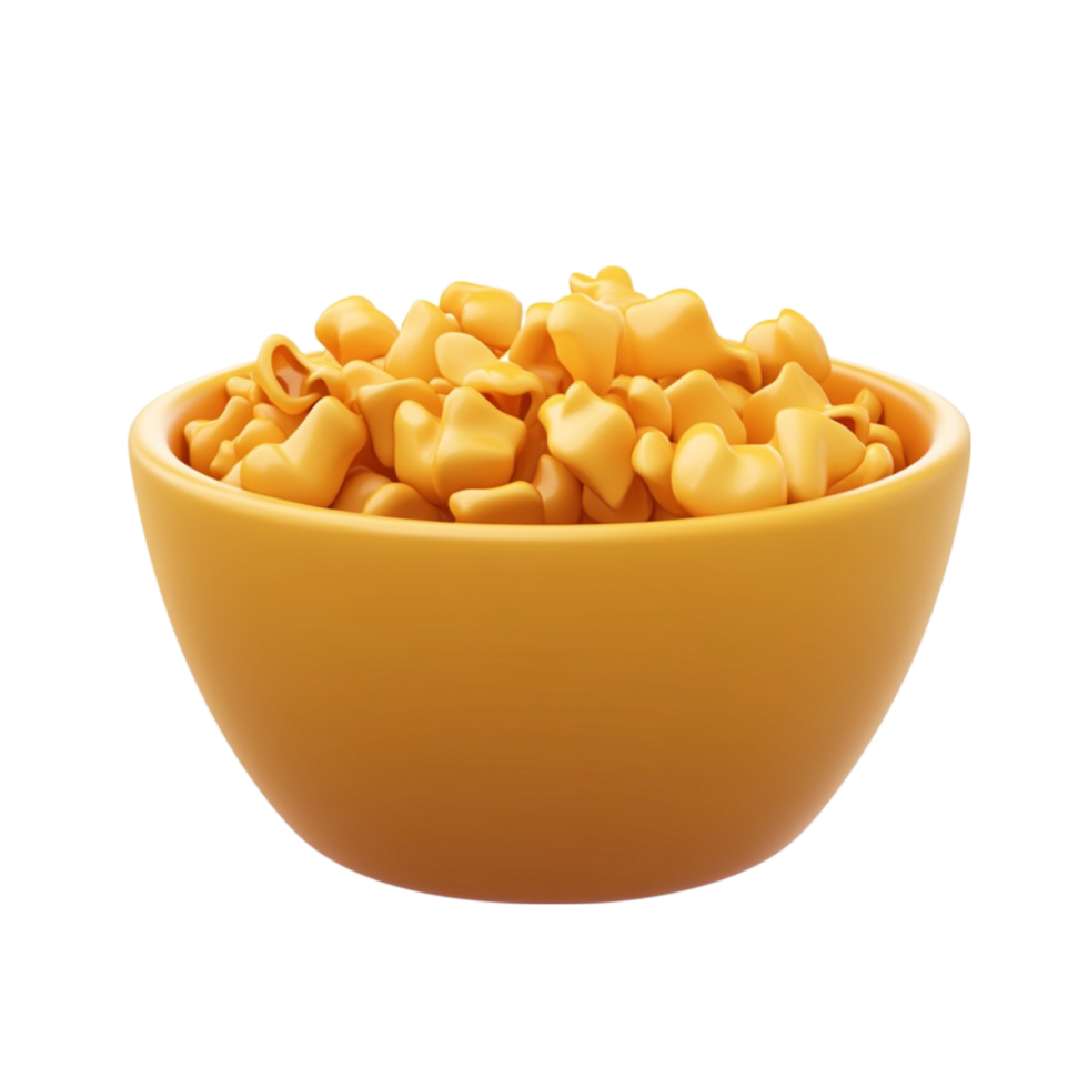 Bowl of Macaroni and Cheese png