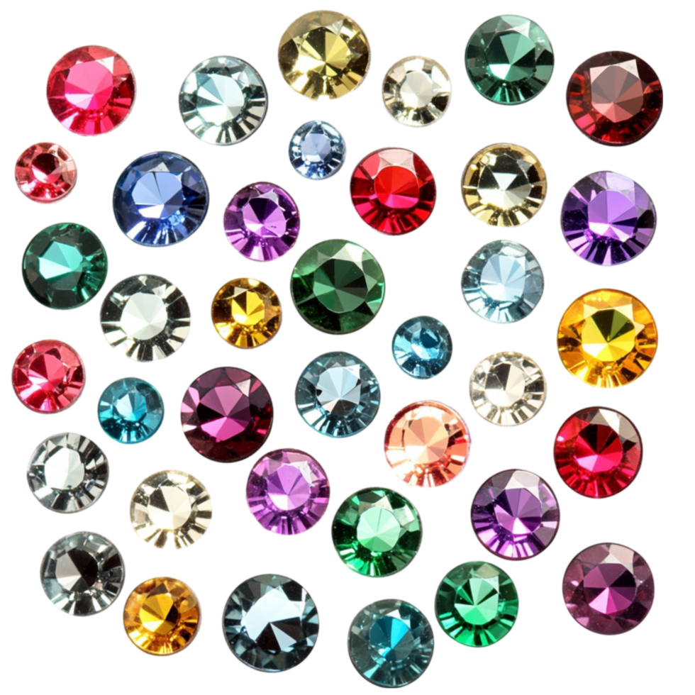 Assorted Colorful Gemstone Collection png