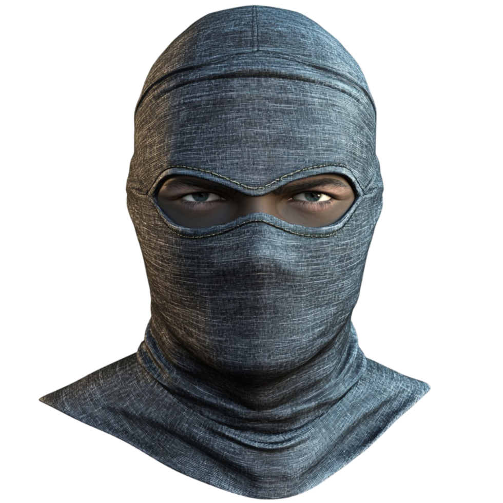 Man in Full Face Mask png