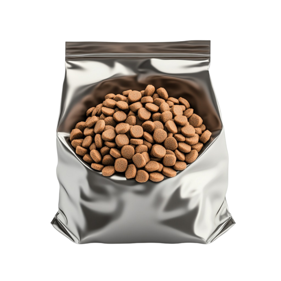 Blank Pet Food Packaging Mockup png