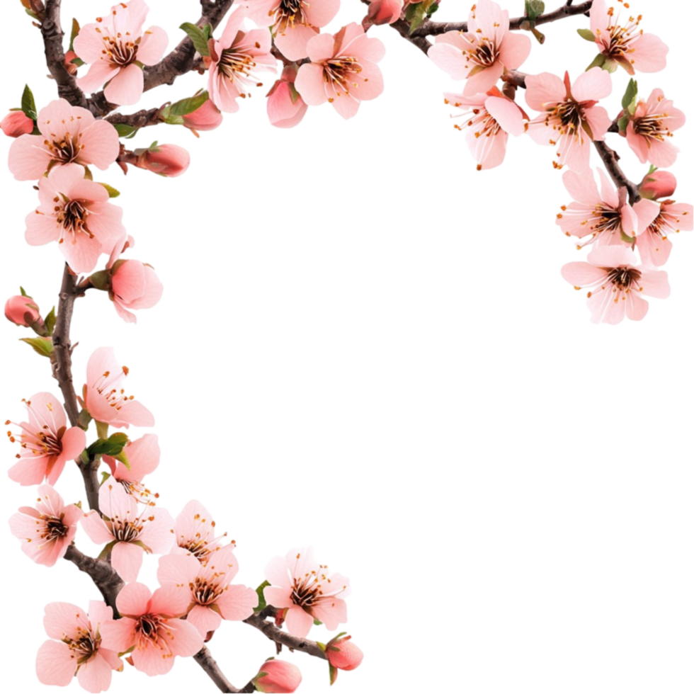 Cherry Blossom Frame png