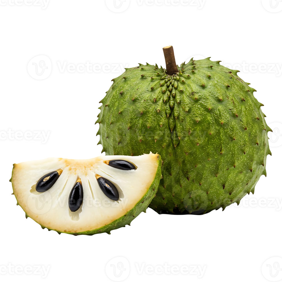 Soursop Slice and Fruit png