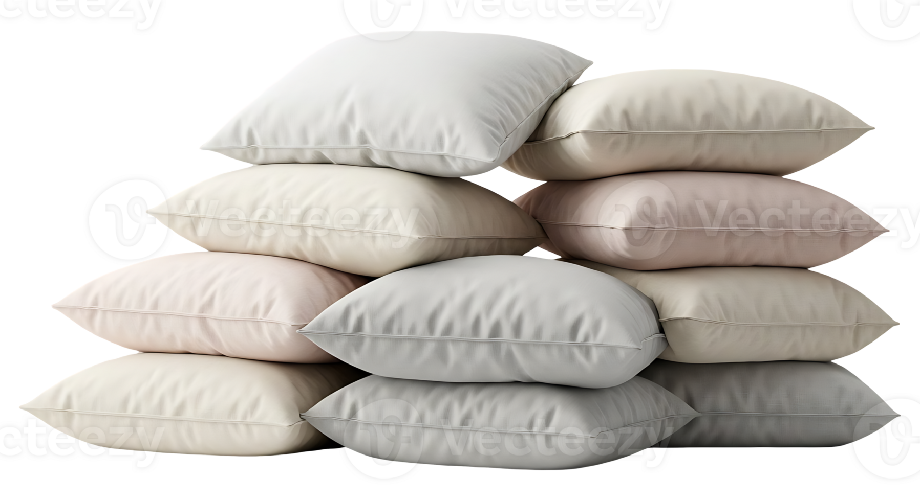 Stacked Neutral Pillows png
