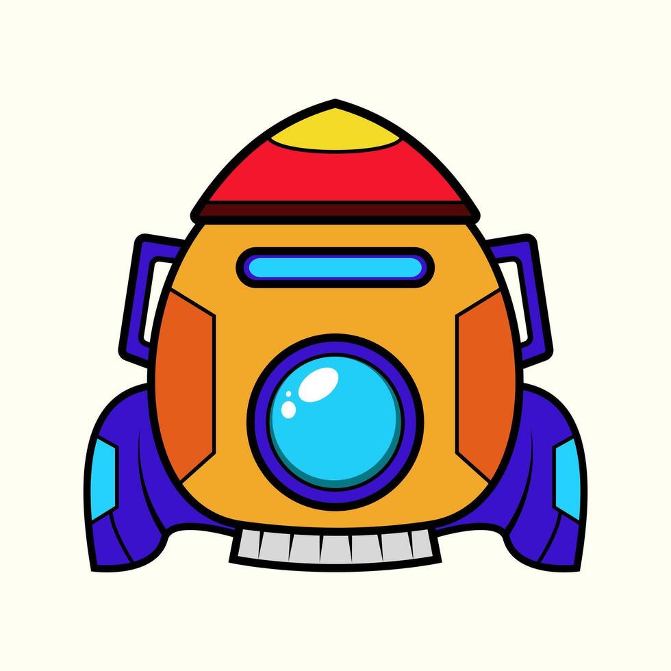 Spaceship Astronomy exploration galaxy illustration vector