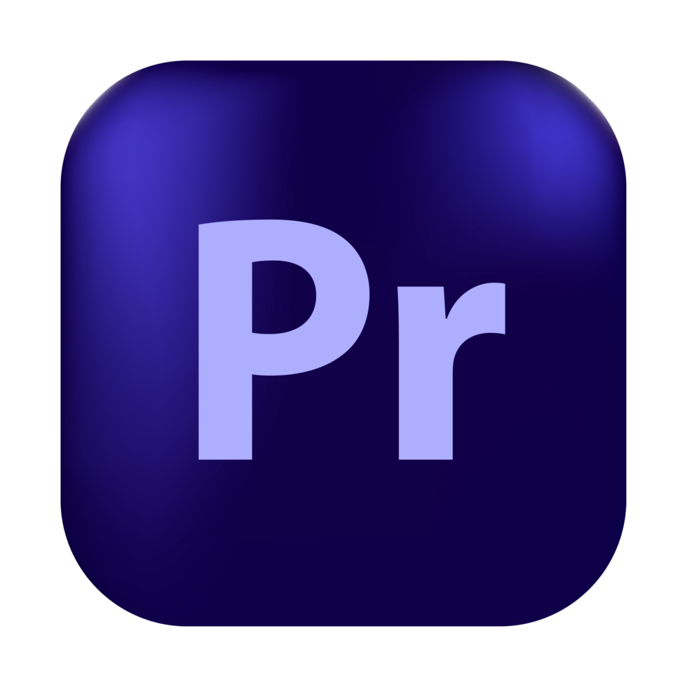 Adobe Premiere logo, square rounded adobe premiere logo,adobe premiere logo free download png