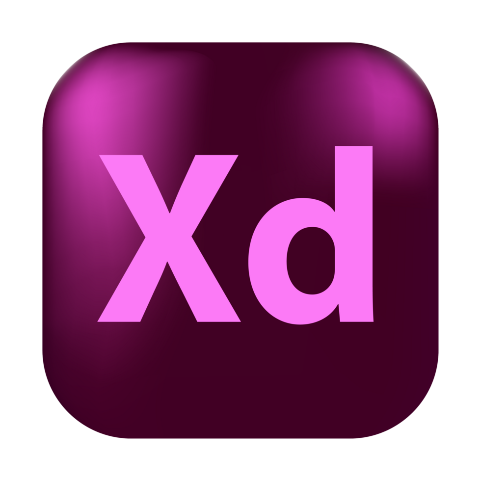 Adobe xd logo, square rounded adobe xd logo, adobe xd logo free download png