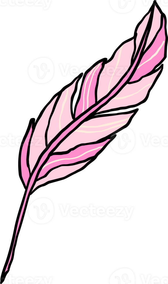 Retro Valentine ink Quill Pen Hand Drawn png