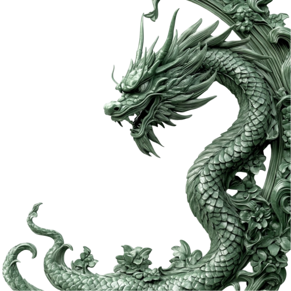 Festive Dragon for New Year and Christmas Decorations png