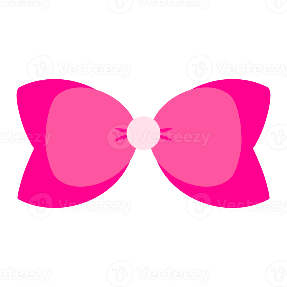 Illustration of a dark pink bow, conveying femininity, elegance and happiness. Bows can represent celebration, decoration or gift wrapping and are also suitable for creative projects. png