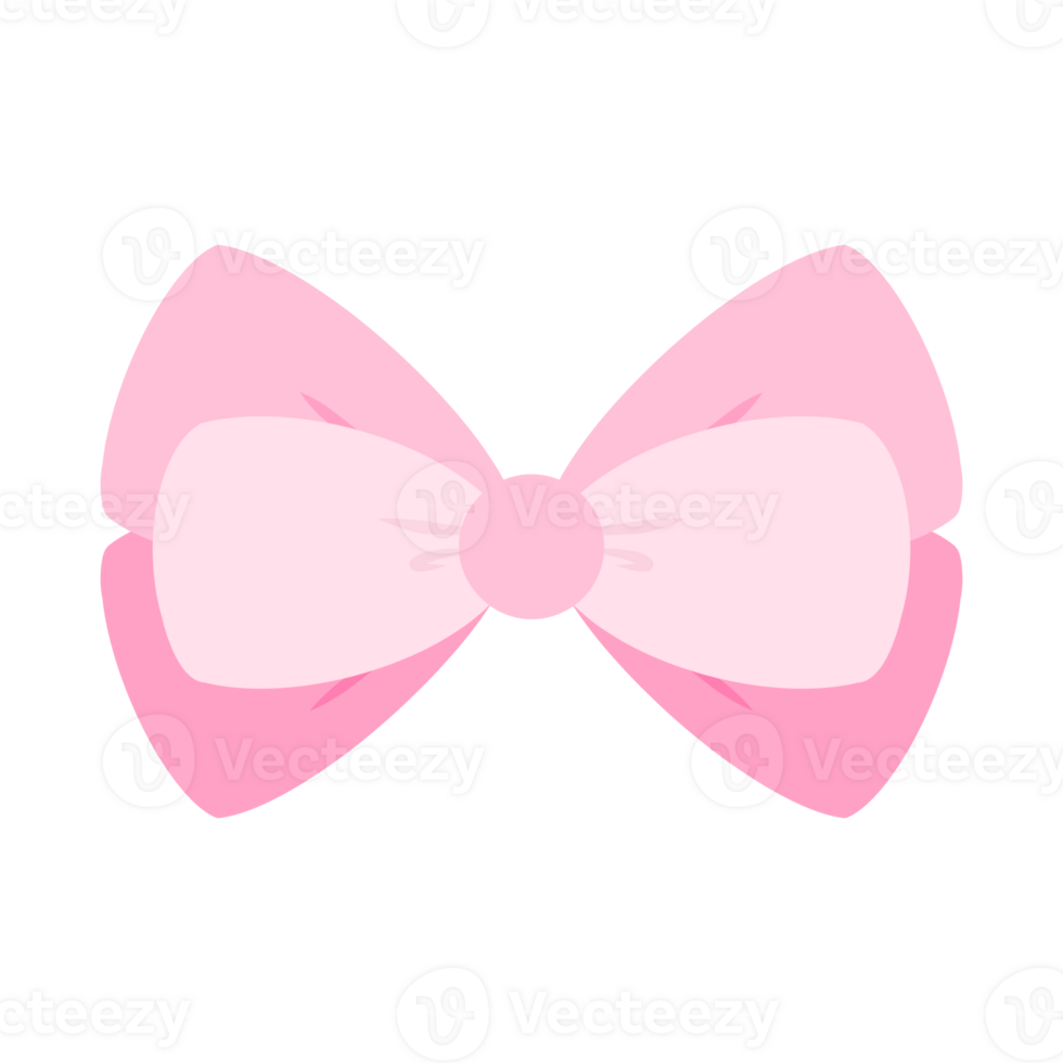 Illustration of a light pink bow tied in three layers, conveying femininity, elegance, and happiness. Bows can symbolize celebration, decoration, and are also suitable for creative projects. png