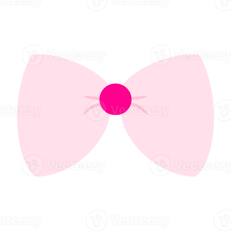 Illustration of a light pink bow with no tail, conveying femininity, elegance, and happiness. Bows can symbolize celebration, decoration, and are also suitable for creative projects. png