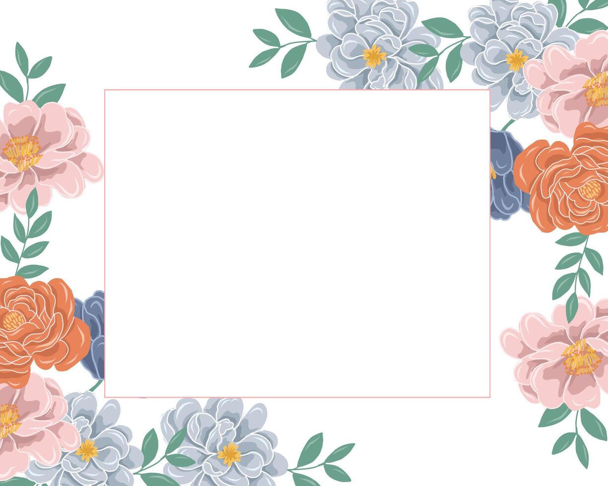 Floral Frame Design vector