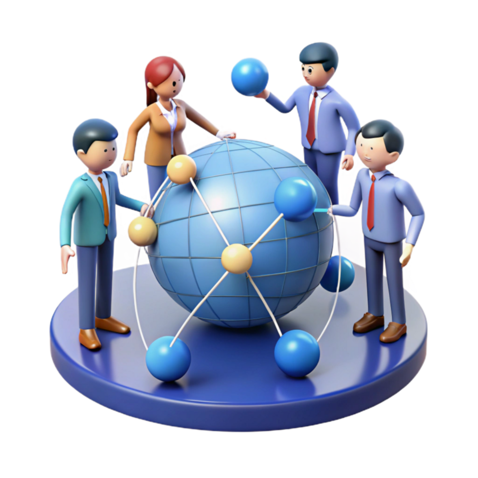 Global Teamwork Collaboration, Connection, and Communication png