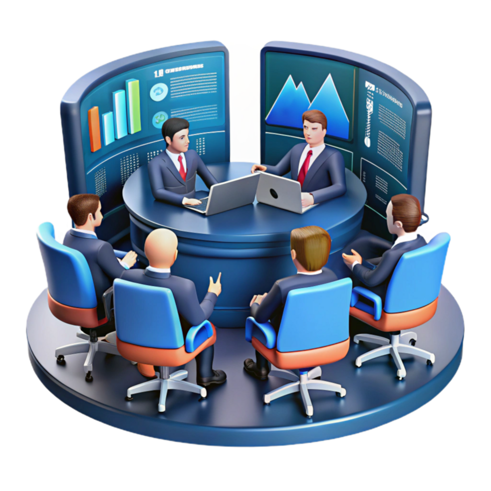 Teamwork, Data Analysis, Strategic Planning, Business Meeting, Collaboration, Corporate Strategy, Decision Making, Progress Review, Project Management, Financial Performance png