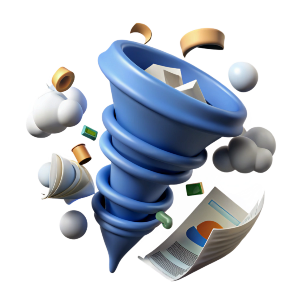 Data Vortex A 3D Visualization of Information Overload png
