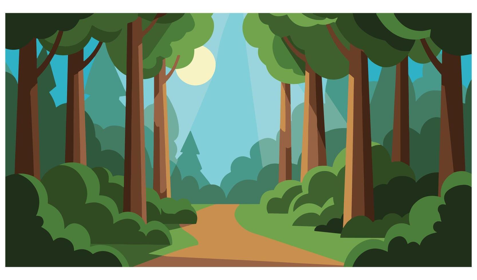 Summer time summer hot Serene mountain forest beach banner template incorporating stunning mountain and river views into designs vector
