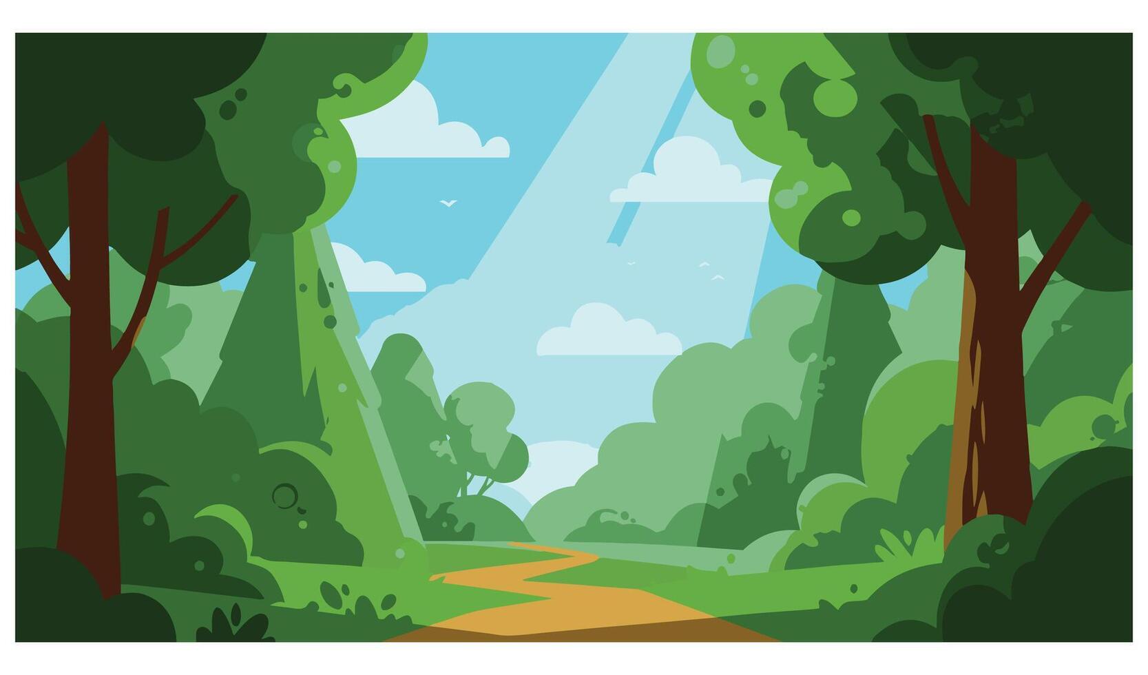 Summer time summer hot Serene mountain forest beach banner template ideal for summer holiday promotions with nature-inspired graphics vector