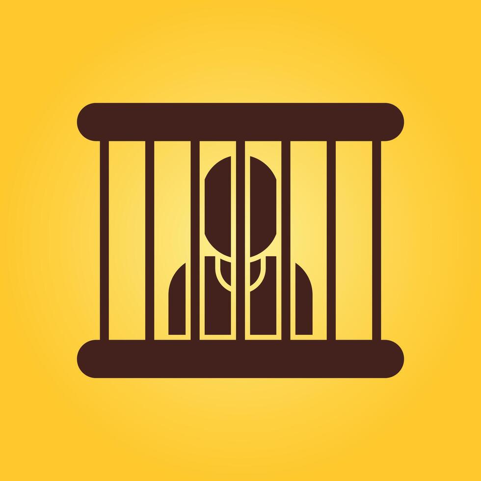 Prison trendy creative beautiful abstract illustration colorful useful design vector