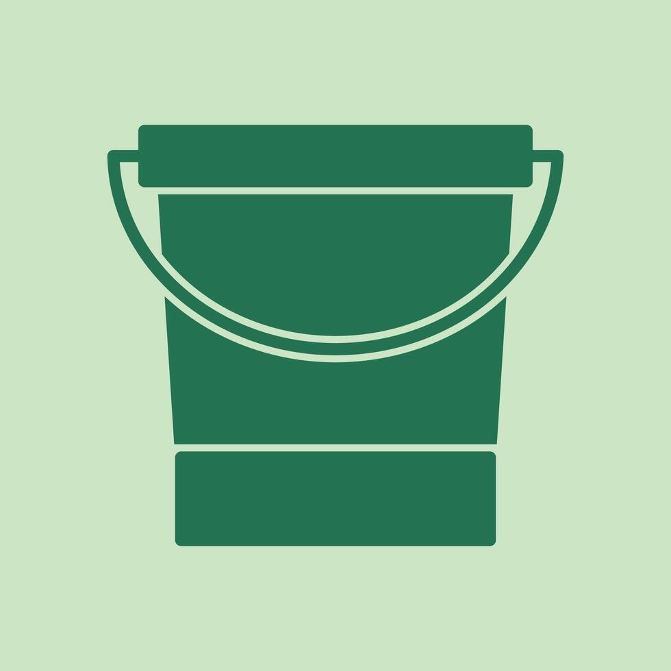 Water Bucket trendy creative gorgeous abstract illustration colorful useful design vector