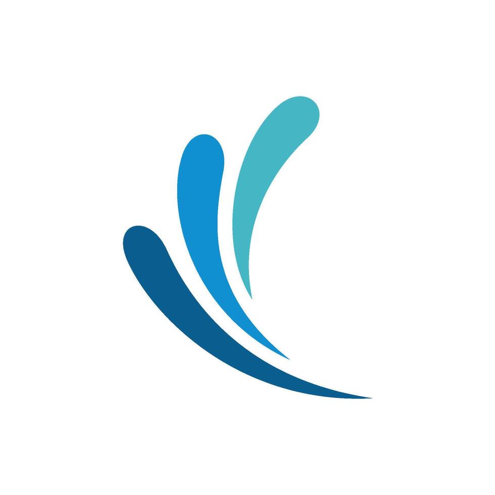 Decorative Splash Water Logo Template Illustration Design. EPS 10. vector