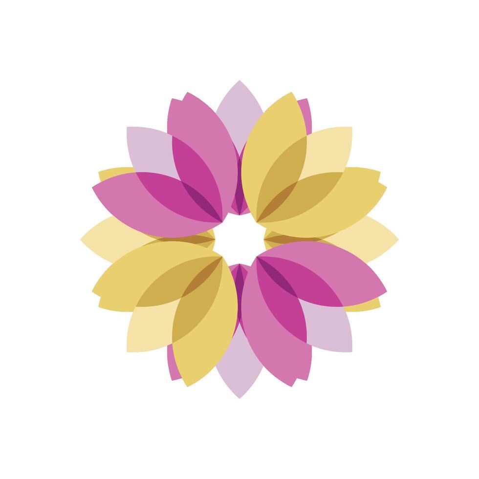 Ornamental Decor Flower logo template Illustration Design. EPS 10. vector