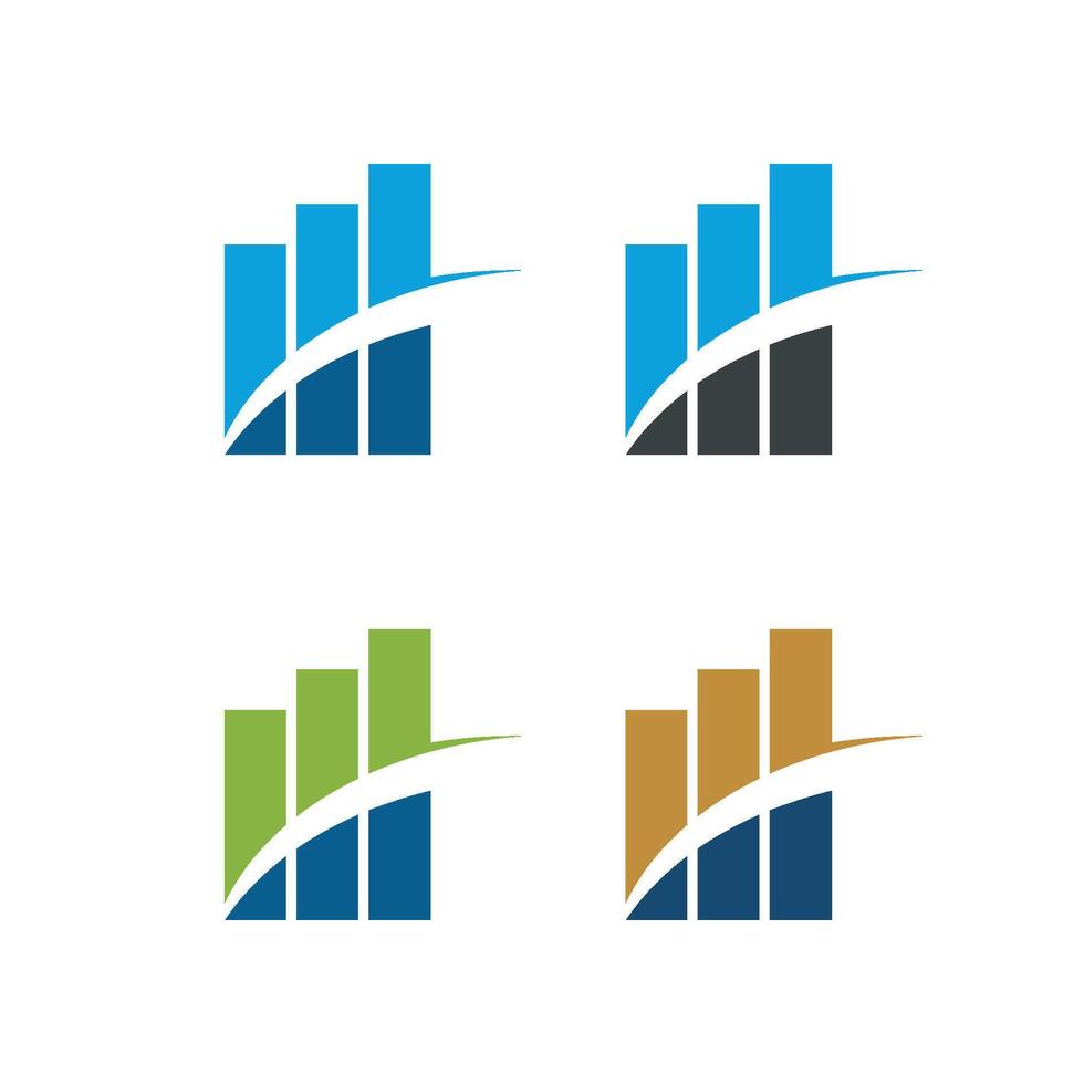 Stock Exchange Insurance Logo Template Illustration Design. EPS 10. vector
