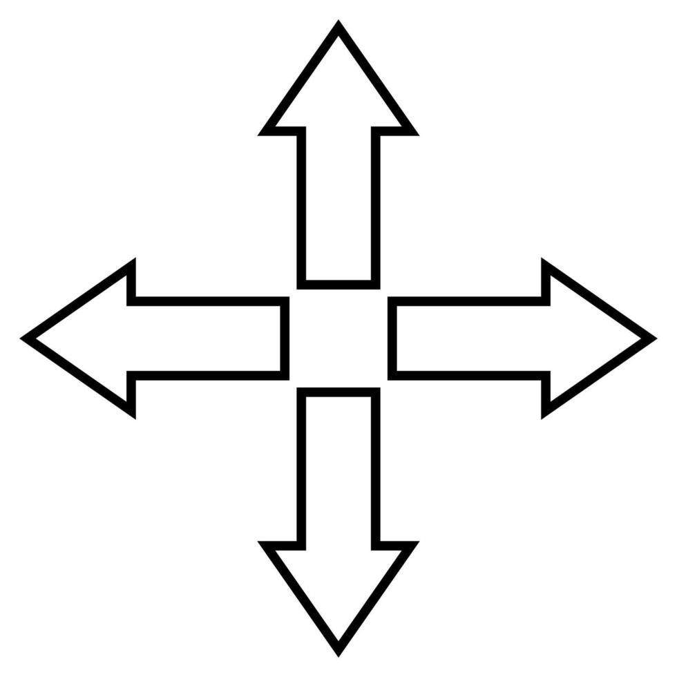 simple arrow direction vector