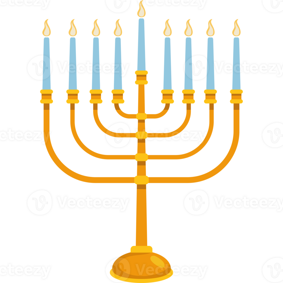 A menorah illustration isolated png