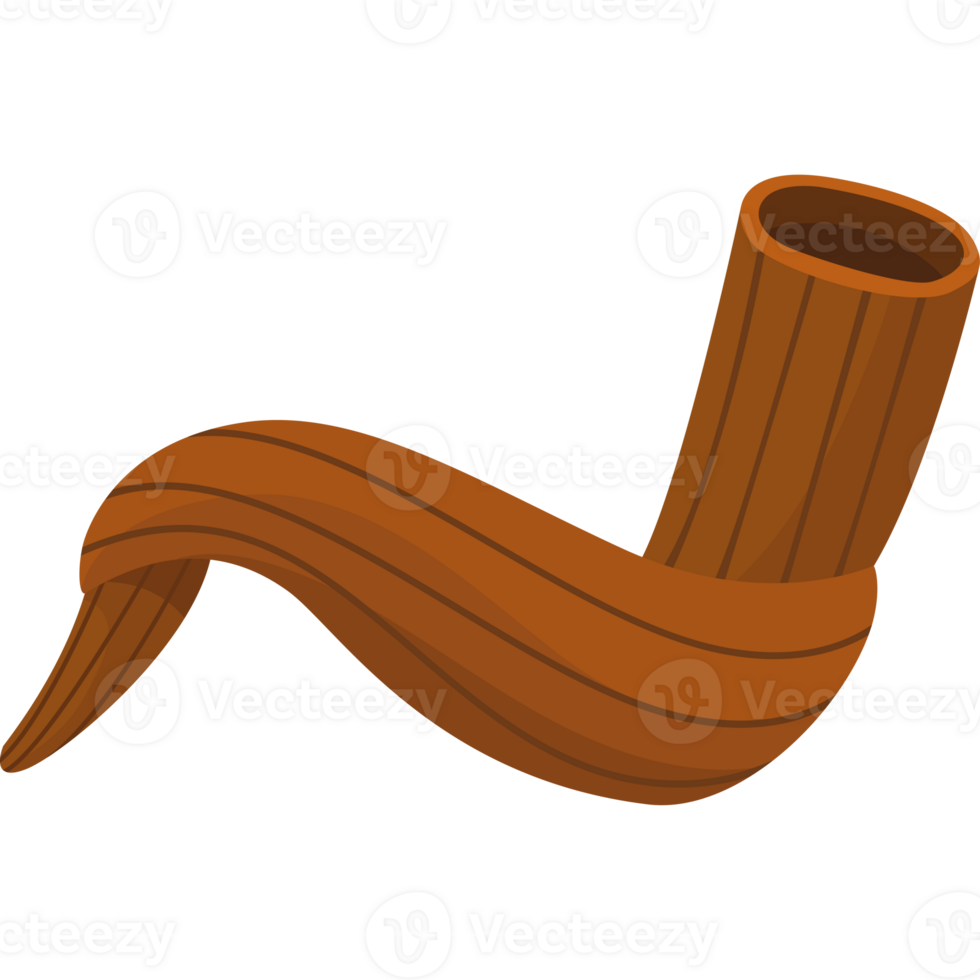 hanukkah shofar jewish illustration isolated png