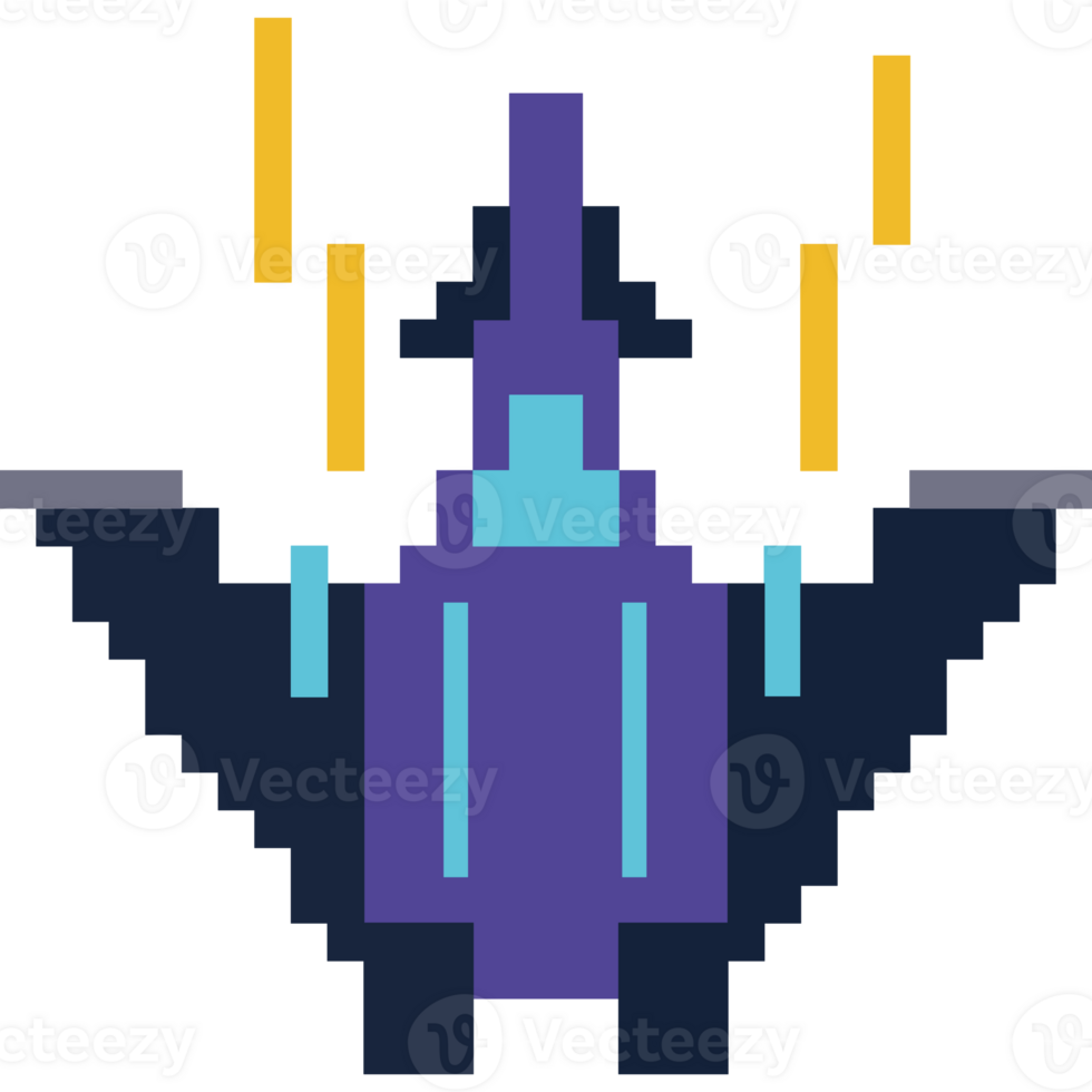 battle ship pixels isolated icon png